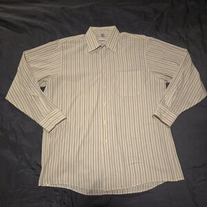 Men's Striped Beige Shirt